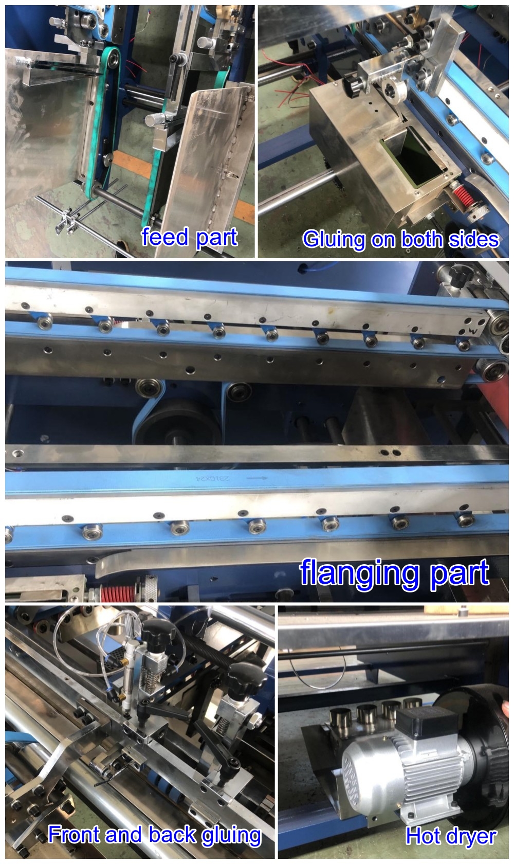 Cover and bottom box pasting machine Cover and bottom box pasting machine