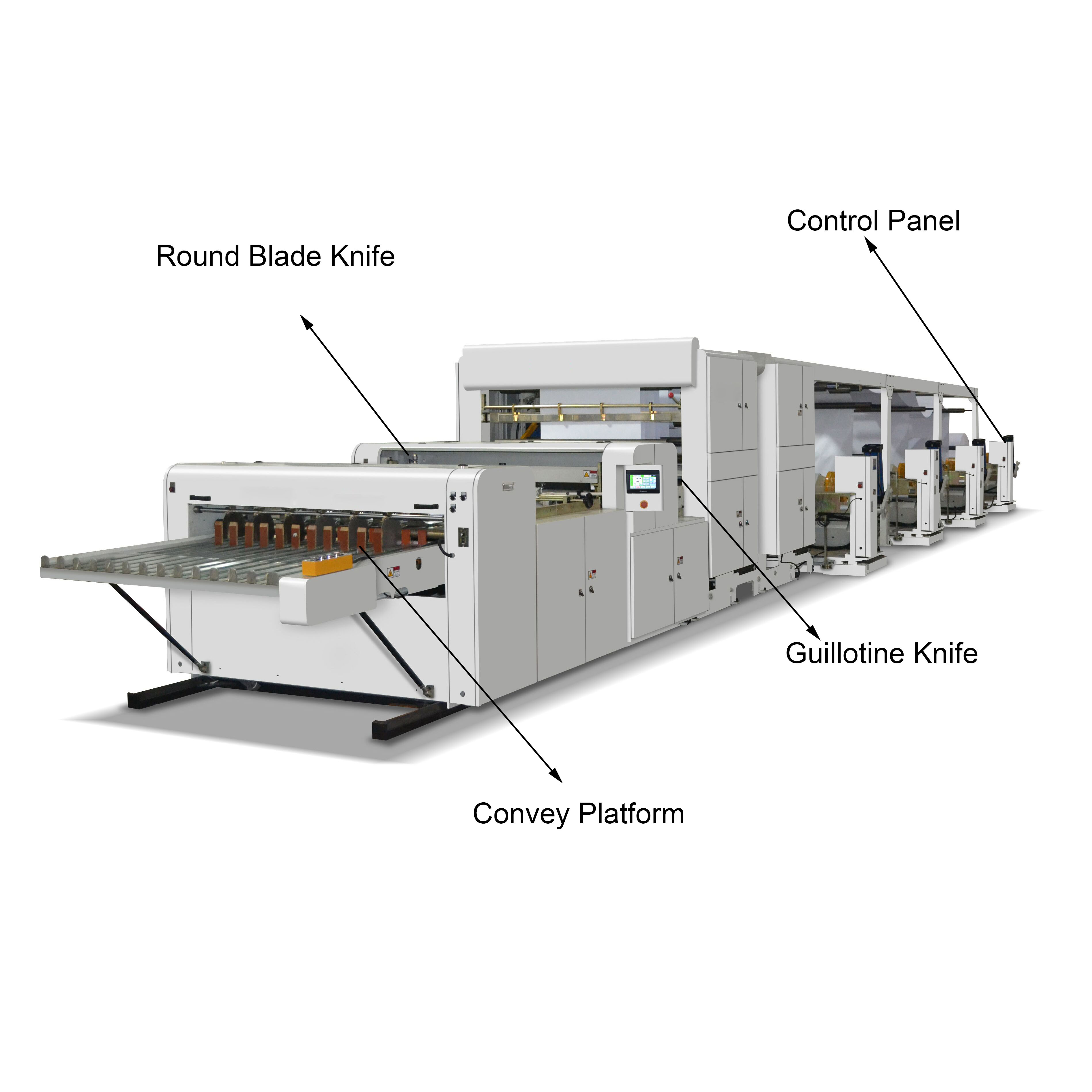Automatic Four Roll Paper Sheeter Machine