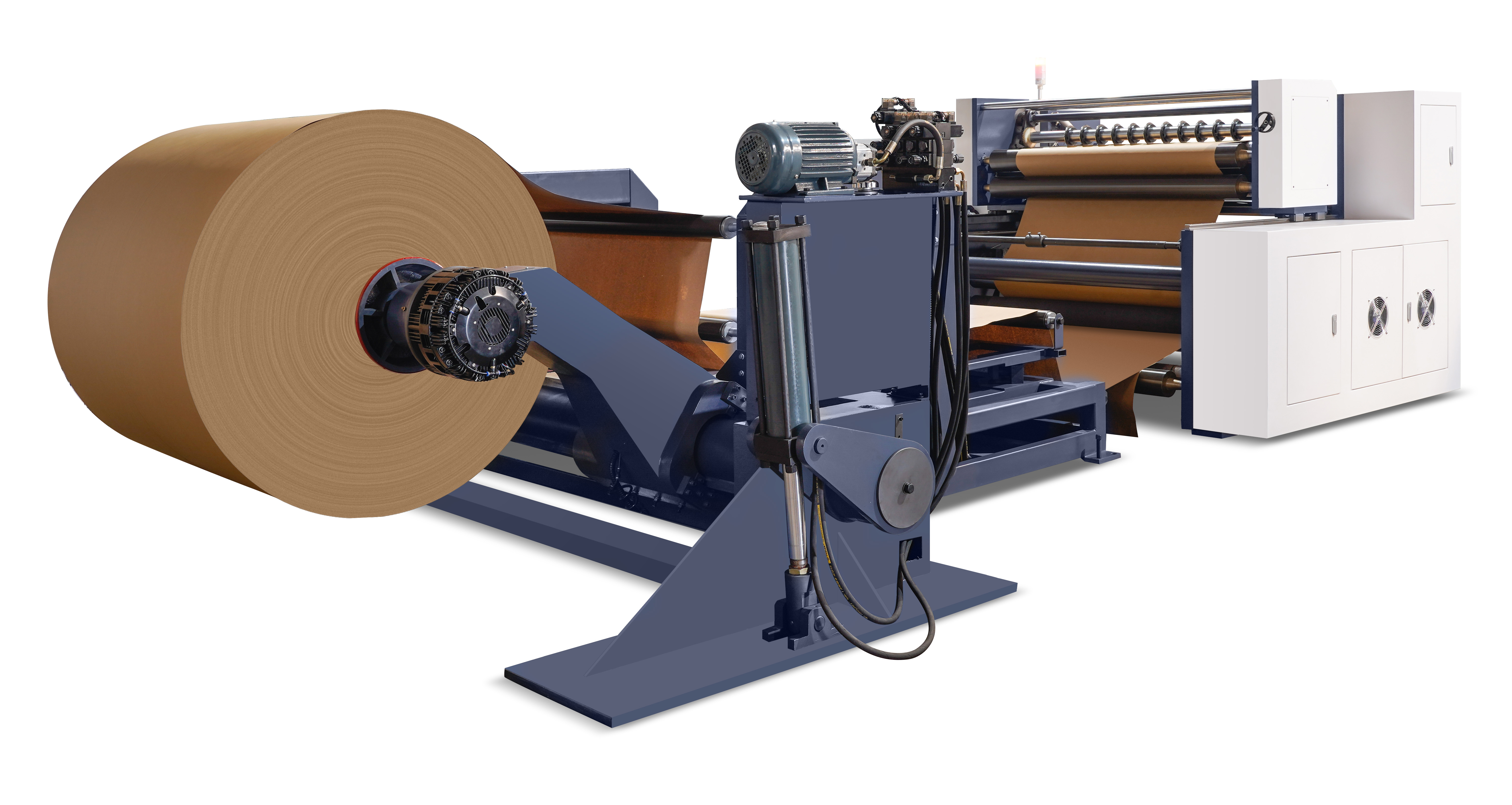 Big Jumbo Roll Paper Slitting Cutting Machine