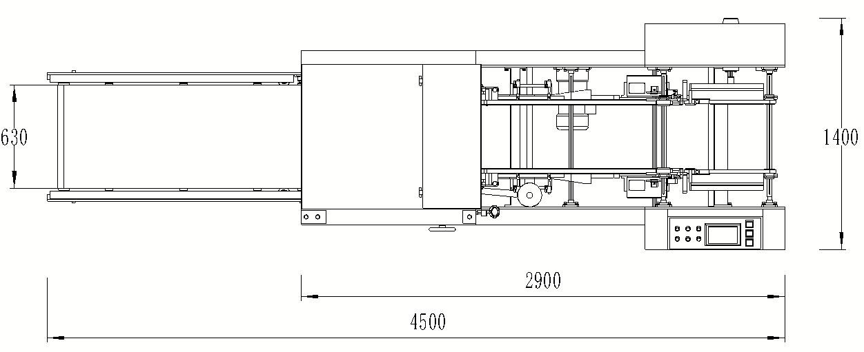 Cover and bottom box pasting machine Cover and bottom box pasting machine