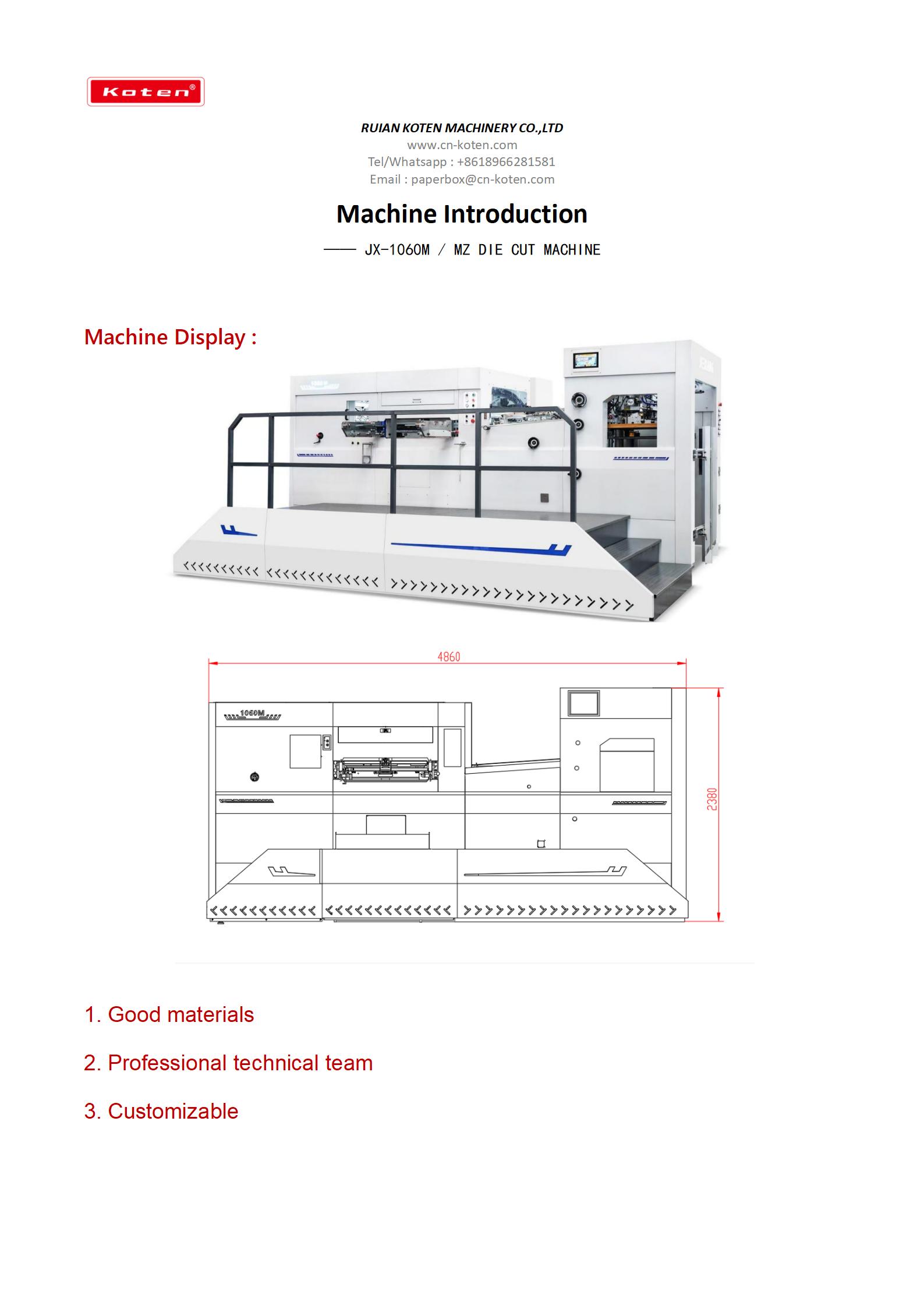 JX-1060M Die cut machine_01