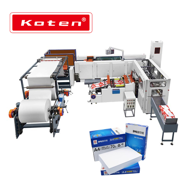 Automatic A4 Copy Paper Cutting And Packing Machine