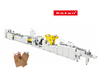 Automatic sheet fed paper bag making machine 
