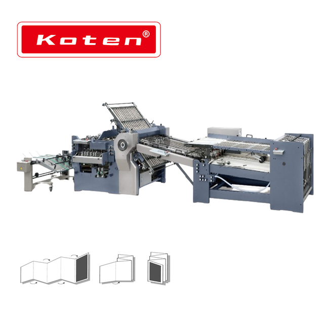 Rotary Paper Folding Machine With Electrical Knife