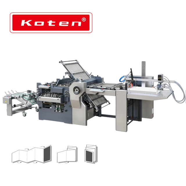 Combination Paper Folding Machine With Electrical Knife