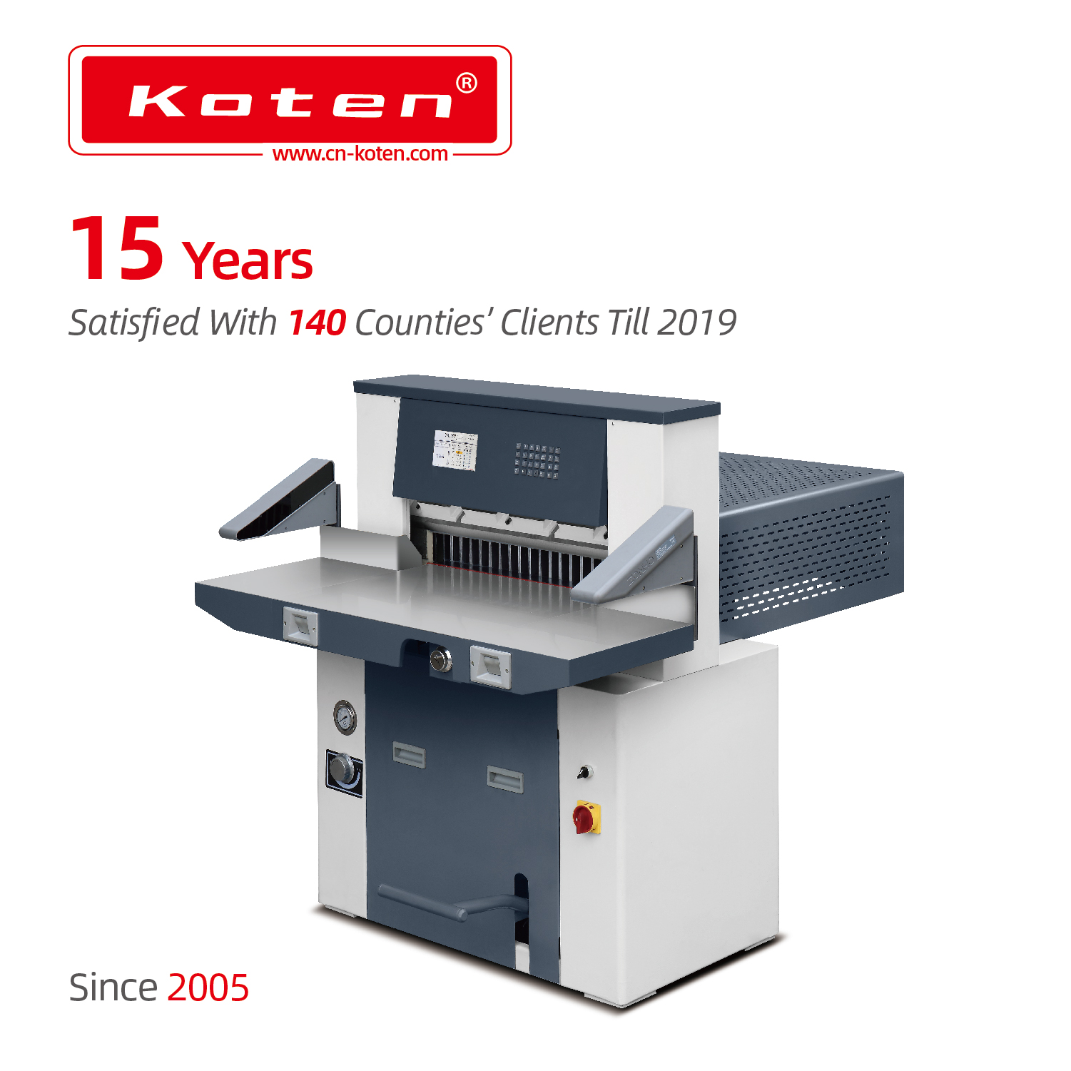 Commercial Paper Cutting Machine in Print Shop