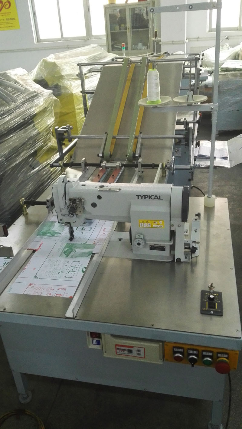 Industrial sewing machine feeding controls and alignment sensors