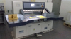 Program Controlled Paper Cutting Machine With 7 Inch Screen