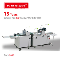 Stitching and Folding Machine With Side Cutting Device