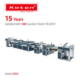 Full UV Coating Machine With Feeder Coating, Sheet Cleaning Unit, UV dryer and Auto Stacker.