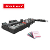 High Speed Roll Paper Flexo Ruling Cold Glue Tape Binding Production Line