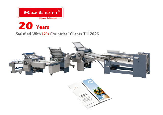 Rotary Paper Folding Machine With Electrical Knife