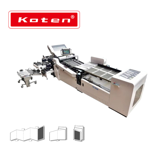 Rotary sheet paper Folding Machine With Electrical Knife
